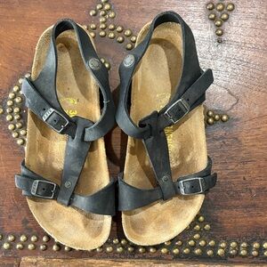 Birkenstock Black Rio Sandals